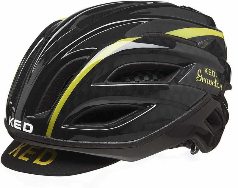 KED Gravelon Rennrad-Helm checkered flag