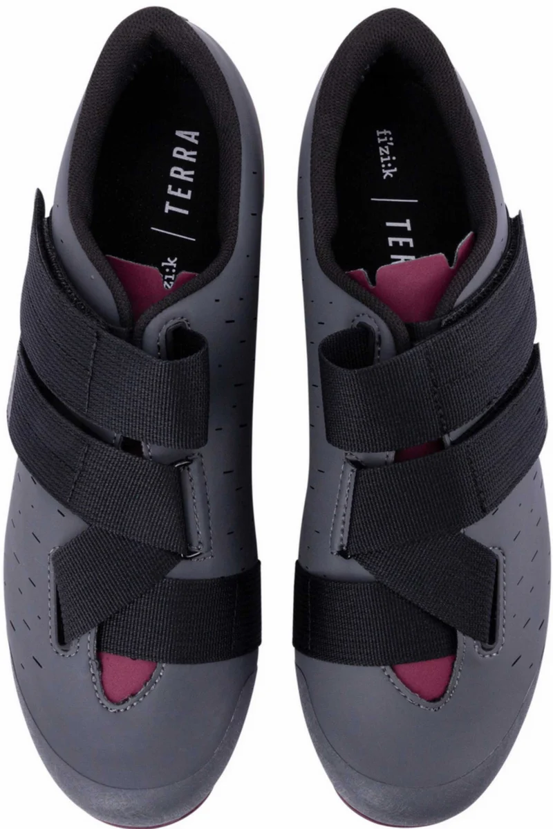 Fizik Terra Powerstrap X4 Gravel-Schuhe anthrazit lila