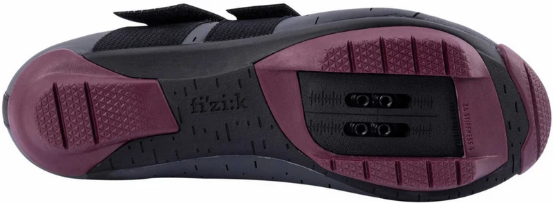 Fizik Terra Powerstrap X4 Gravel-Schuhe anthrazit lila