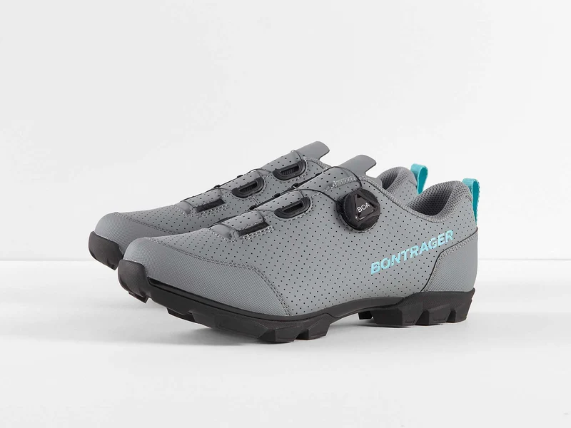 Bontrager Evoke MTB-Schuhe quicksilver/miami green