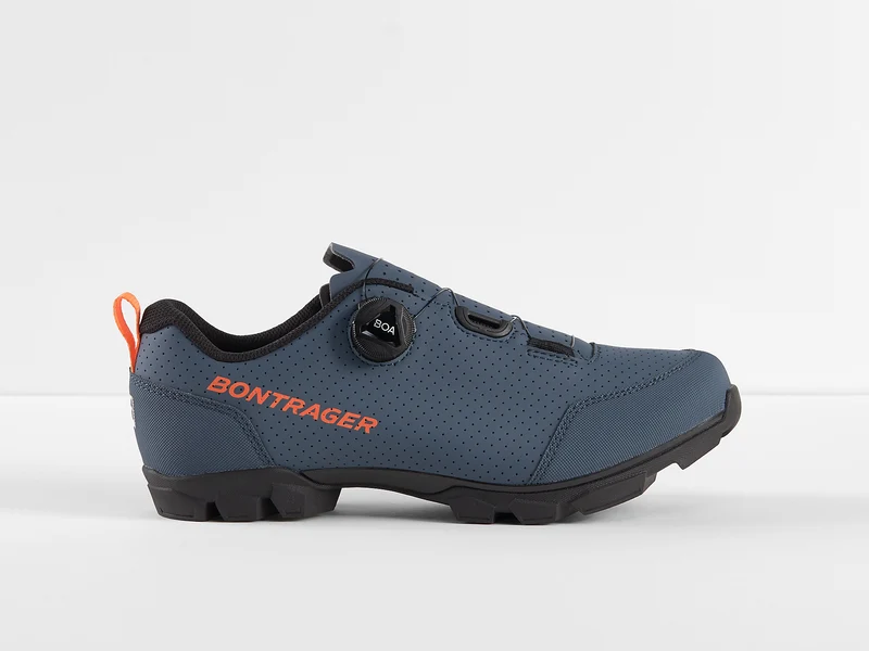 Bontrager Evoke MTB-Schuhe battleship blue/radioactive orange