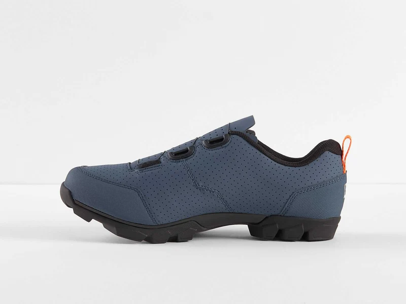 Bontrager Evoke MTB-Schuhe battleship blue/radioactive orange