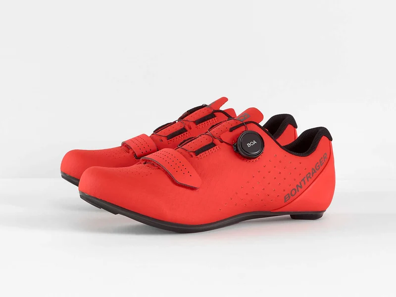 Bontrager Circuit Rennradschuhe radioactive red