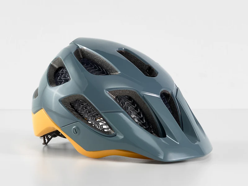 Bontrager Blaze WaveCel MTB-Helm battleship blue/marigold