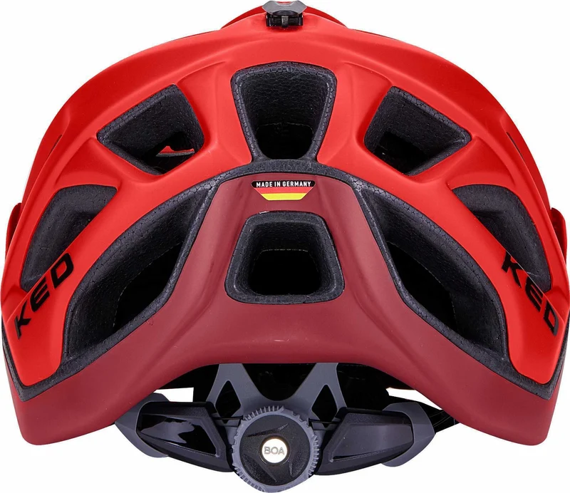 KED Trailon MTB-Helm crimson red merlot matt