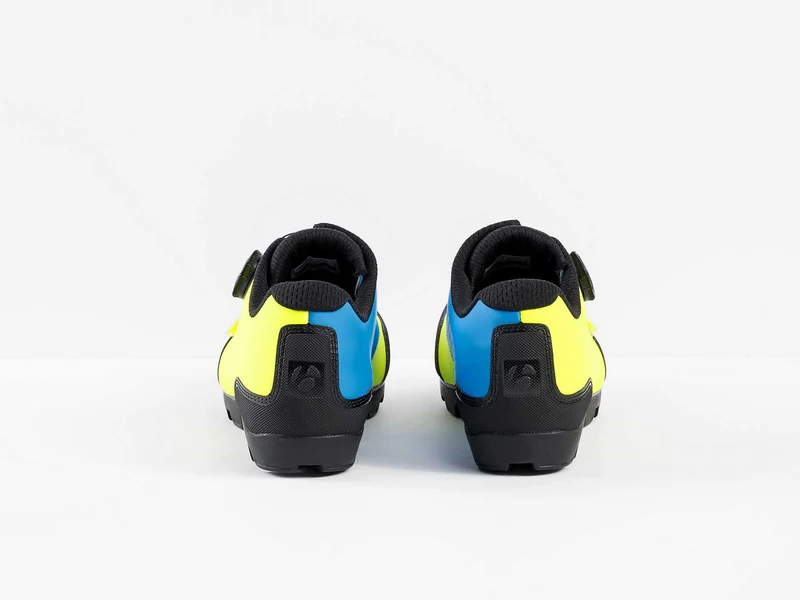Bontrager Foray Mountain Schuhe Radioactive Yellow/Waterloo Blue