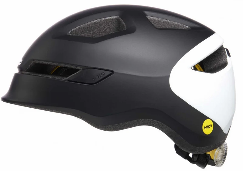 KED POP Kinder-Helm black white