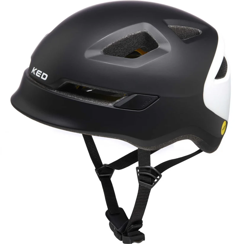 KED POP Kinder-Helm black white