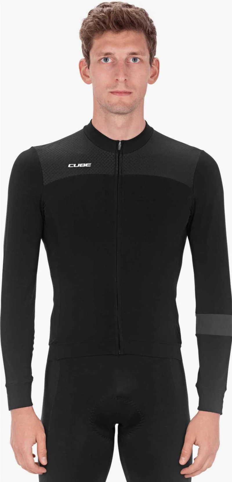 Cube BLACKLINE Trikot langarm schwarz