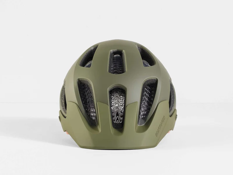 Bontrager Rally Wavecel MTB-Helm olive grey/roarange