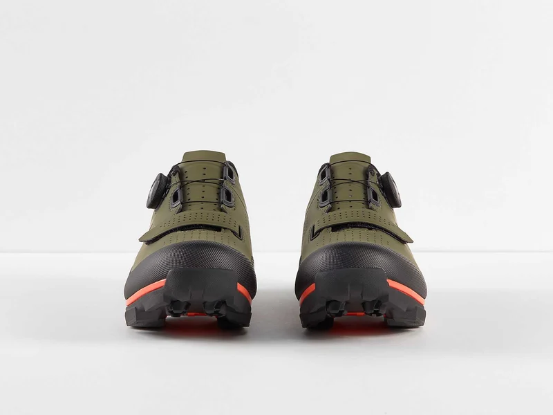Bontrager Foray MTB-Schuhe olive grey/radioactive orange