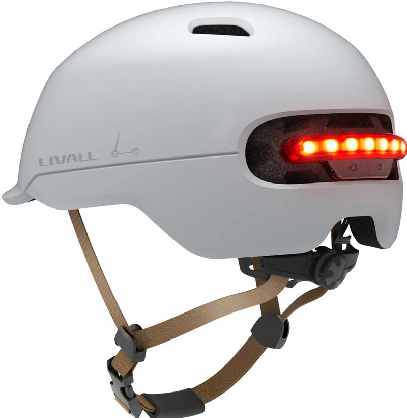 Livall C20 Smarter-Helm weiß