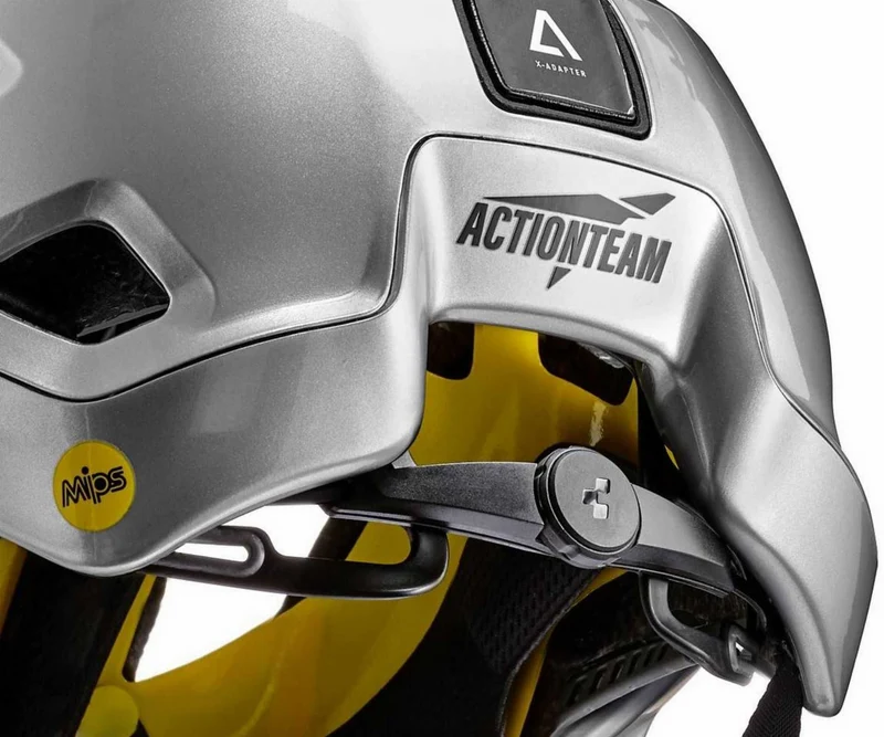 CUBE Helm STROVER X Actionteam blue´n´grey