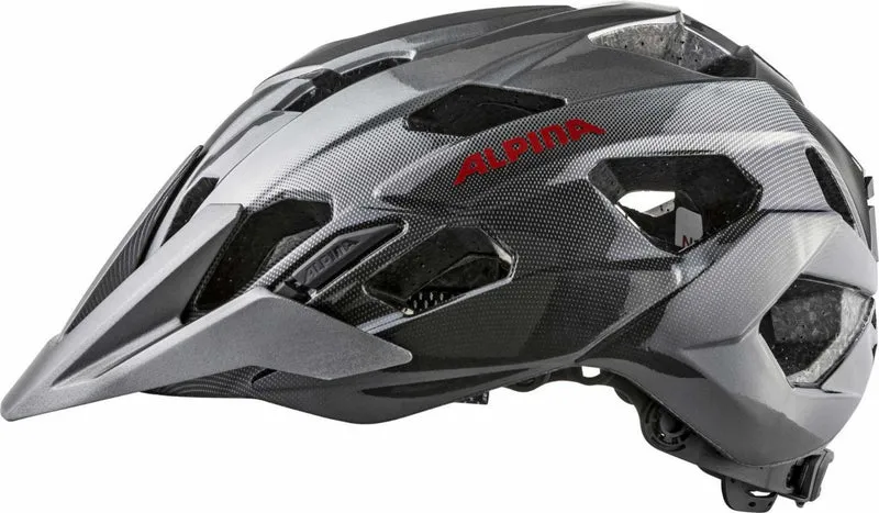 Alpina Anzana Helm darksilver-blk-red