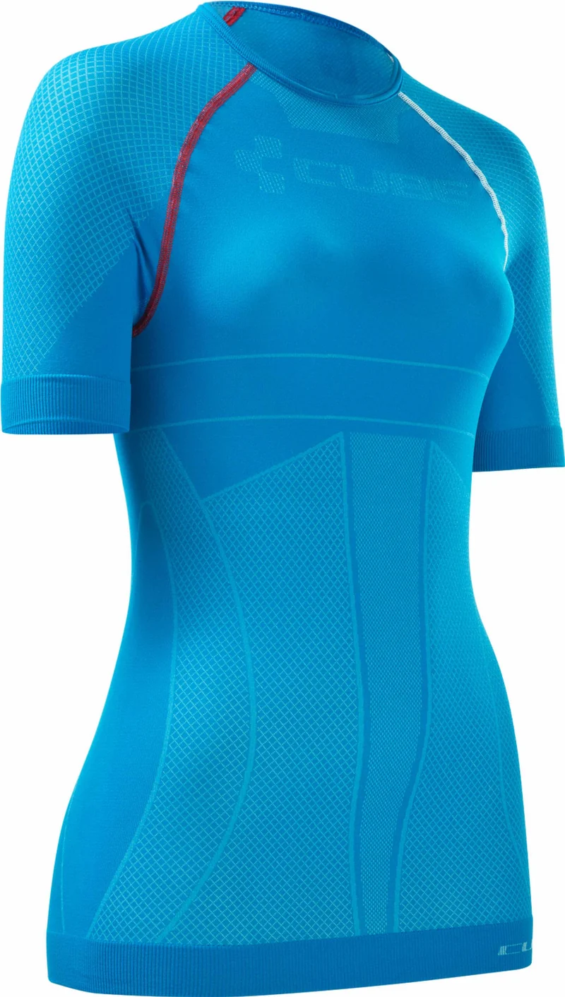 Cube WLS Funktionsunterhemd kurzarm TEAMLINE blue´n´white´n´red