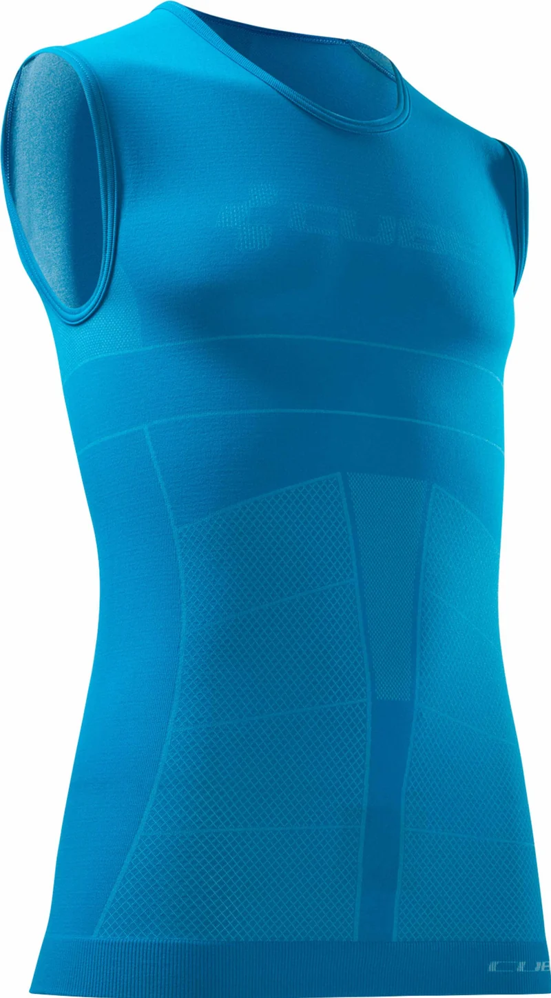 Cube Funktionsunterhemd ärmellos TEAMLINE blue´n´white´n´red