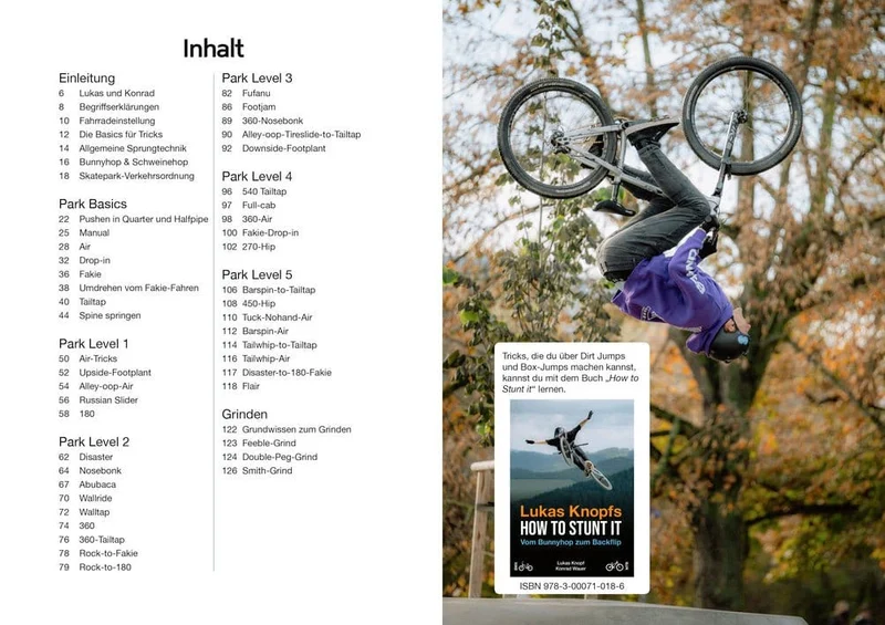 Skatepark Trick-Buch (mit Unterschrift) + Stunt It! HOODIE + T-SHIRT Bundle