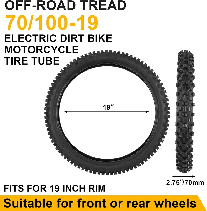 S900PRO 70/100-19 Dirtbike-Reifensatz
