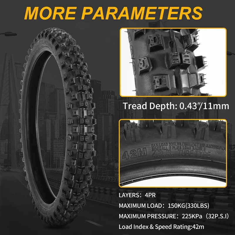 S900PRO 70/100-19 Dirtbike-Reifensatz