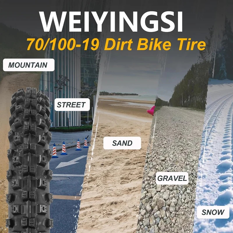 S900PRO 70/100-19 Dirtbike-Reifensatz