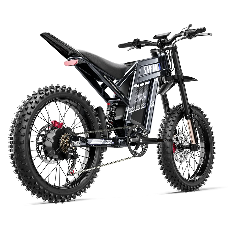 Shengmilo S900PRO 3000W Elektrofahrrad mit 60V 35Ah Akku, vollgefedertes E-Bike