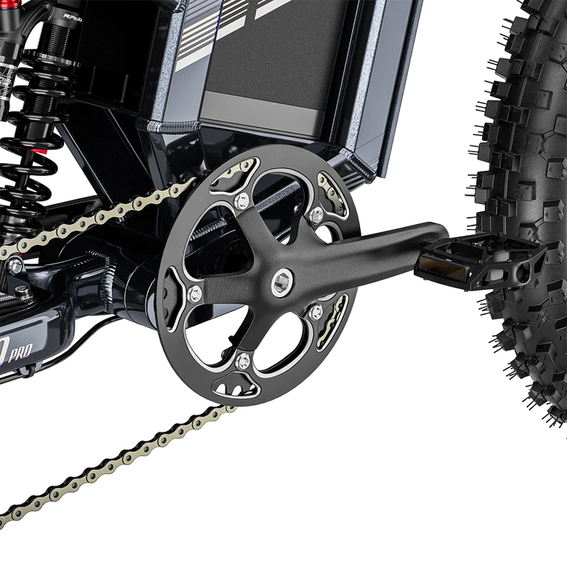 Shengmilo S900PRO 3000W Elektrofahrrad mit 60V 35Ah Akku, vollgefedertes E-Bike