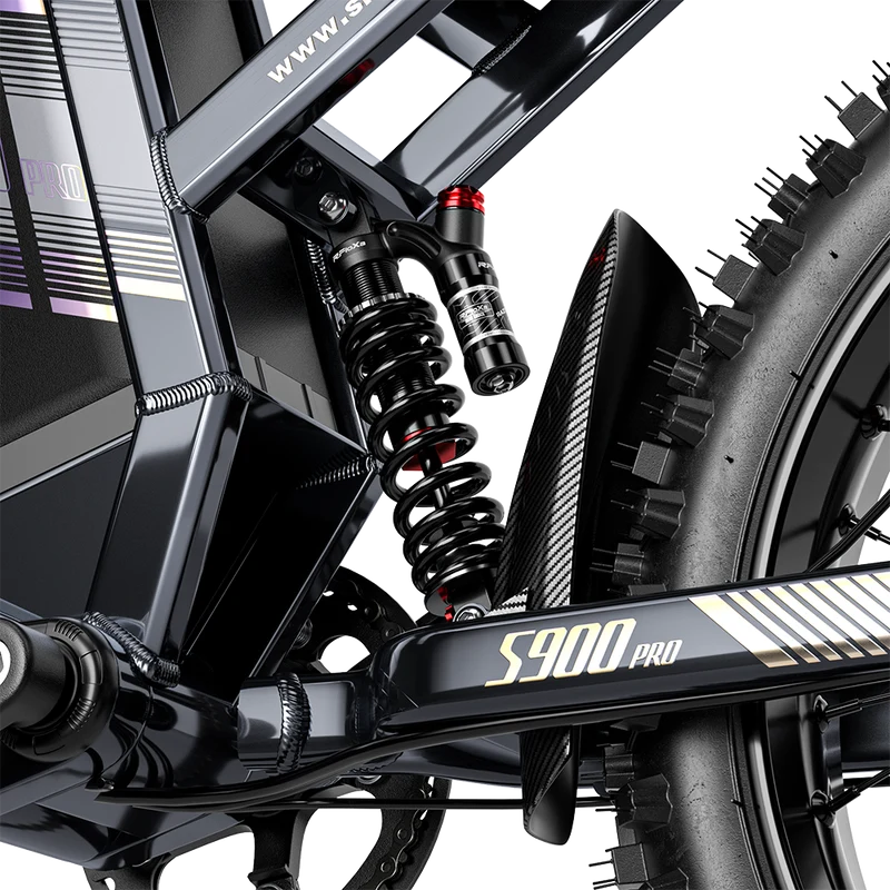 Shengmilo S900PRO 3000W Elektrofahrrad mit 60V 35Ah Akku, vollgefedertes E-Bike