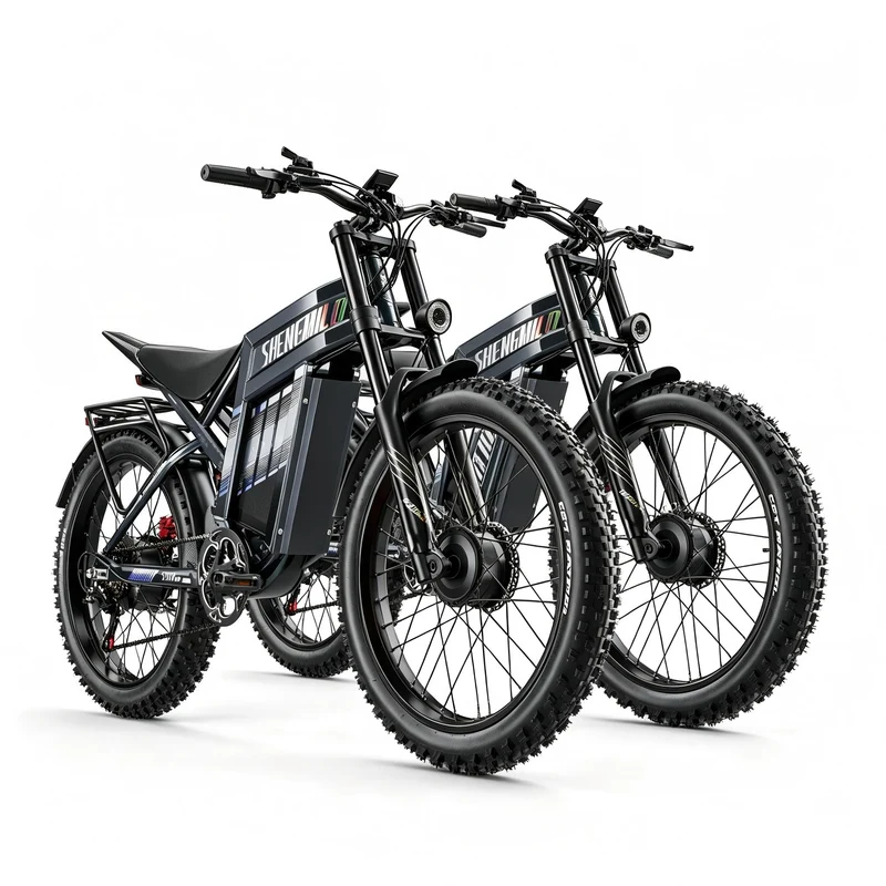 Shengmilo S900PRO 3000W Elektrofahrrad mit 60V 35Ah Akku, vollgefedertes E-Bike