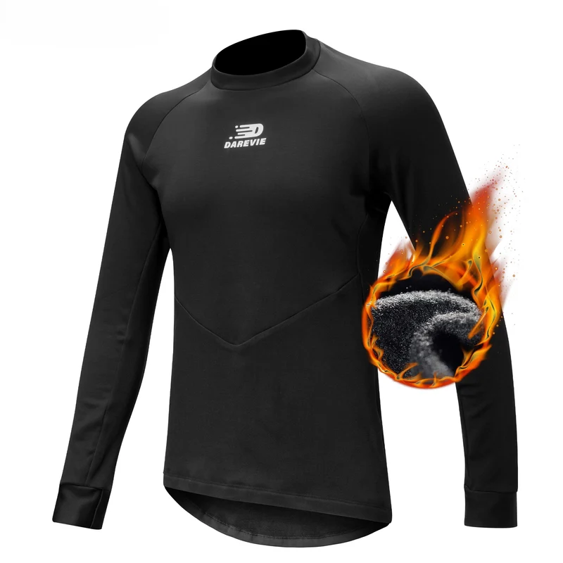 FLEECE-LINED ZIPLESS THERMAL JERSEY