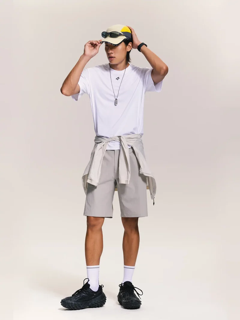 Men Cloud Lite Casual Shorts - Khaki