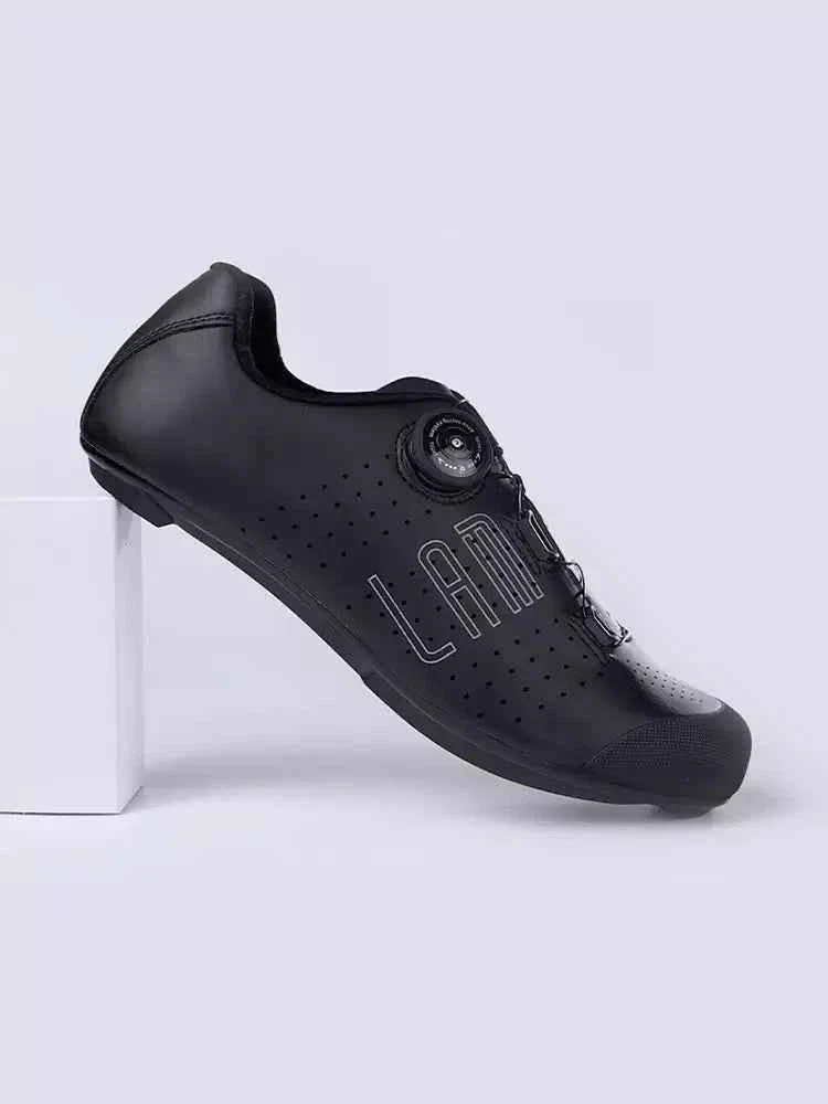 Hank Unisex Nylon Cycling Cleat Shoes - Black