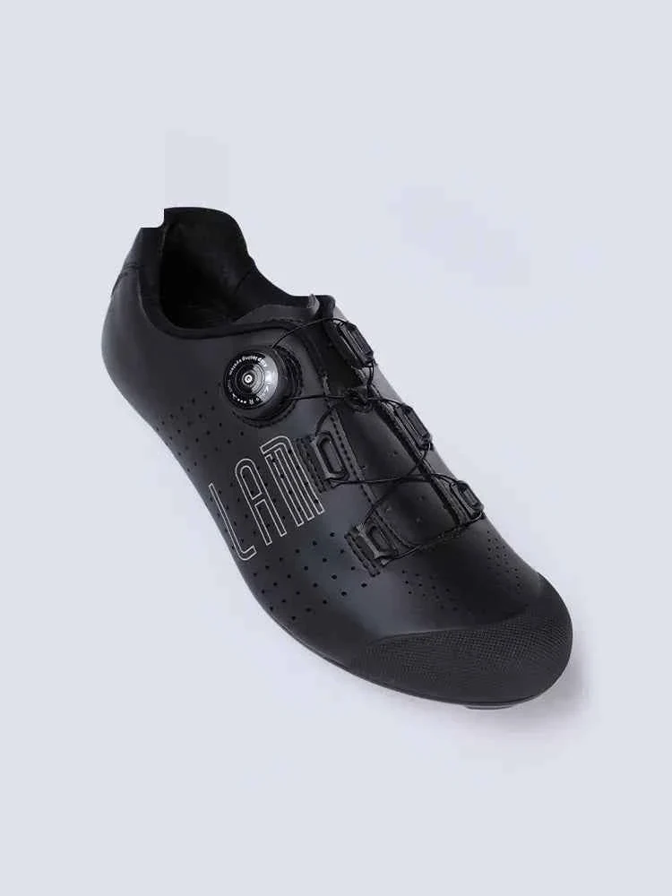 Hank Unisex Nylon Cycling Cleat Shoes - Black