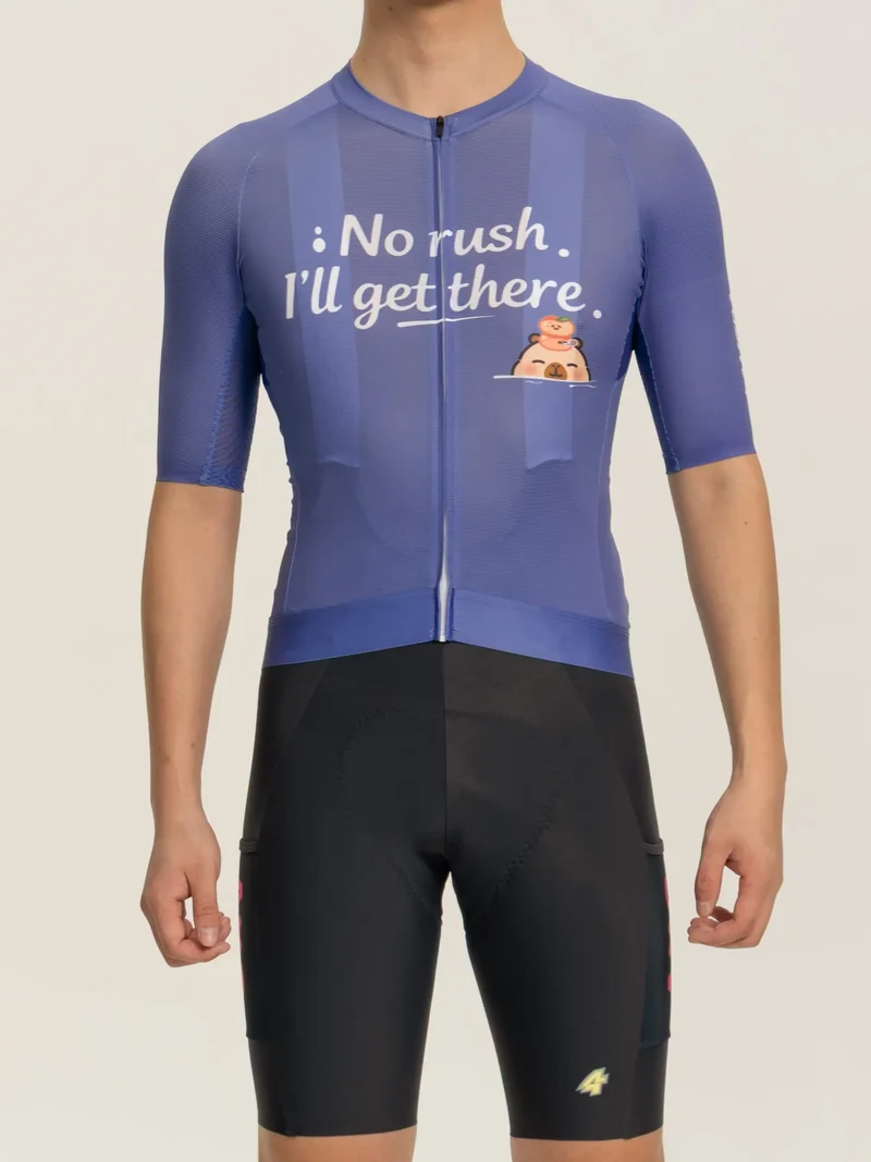 Capybara Mens Cycling Jersey - 3 Squad Blue