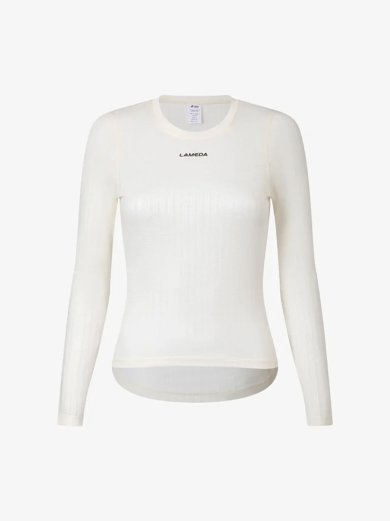 Lightweave Women Base Layer Long Sleeve - Cream