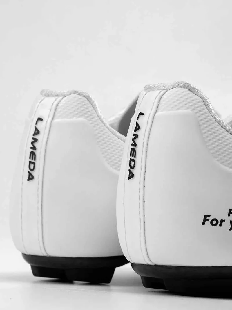 Yik Carbon Fiber Cycling Cleat Shoes - White