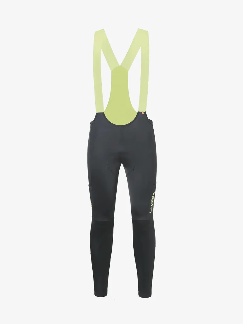 Lameda 20th Anniv. Special Thermal Men's Bib Tights - Dark Grey