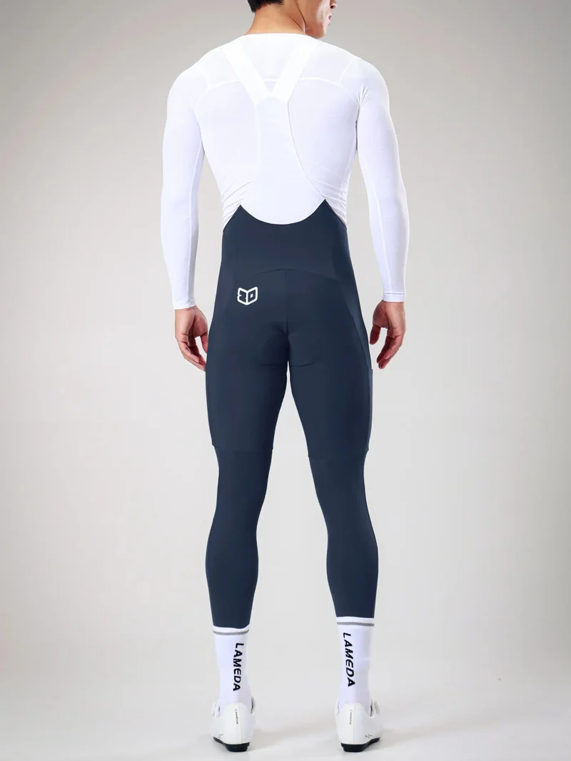 Lameda 20th Anniv. Special Thermal Men's Bib Tights - Navy
