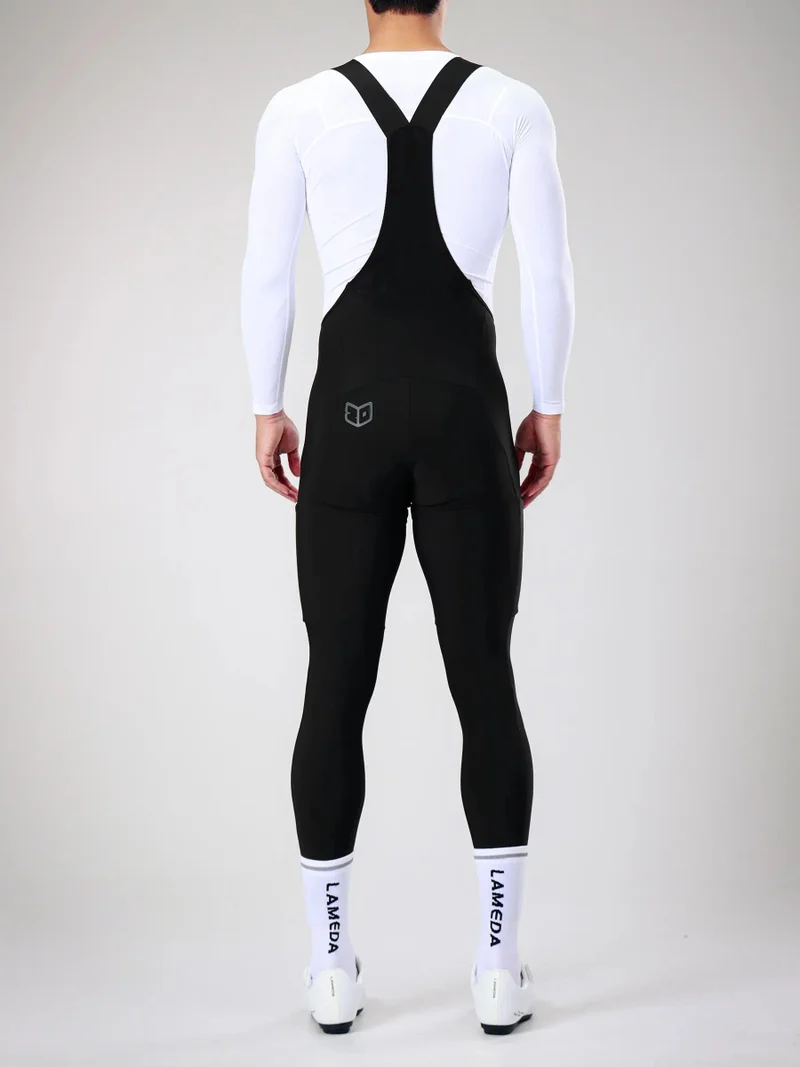 Lameda 20th Anniv. Special Thermal Men's Bib Tights - Black