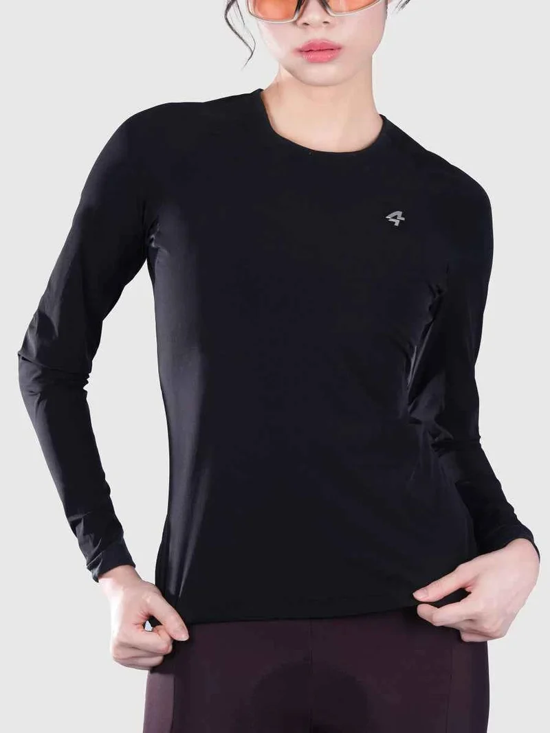 Cloud Women Cycling Base Layer Merino Wool - Black