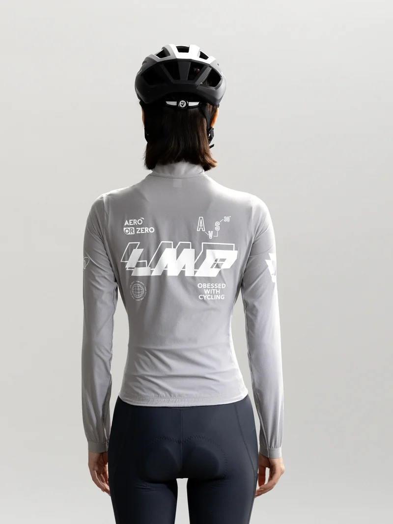 Women's Breeze Lightweight Cycling Windbreaker - Gray