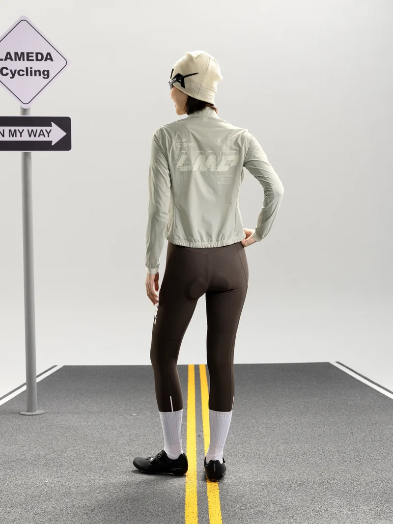 Women's Breeze Lightweight Cycling Windbreaker - Khaki