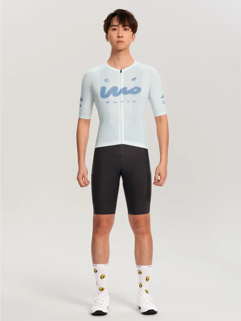 Wow Mens Cycling Jersey - Blue