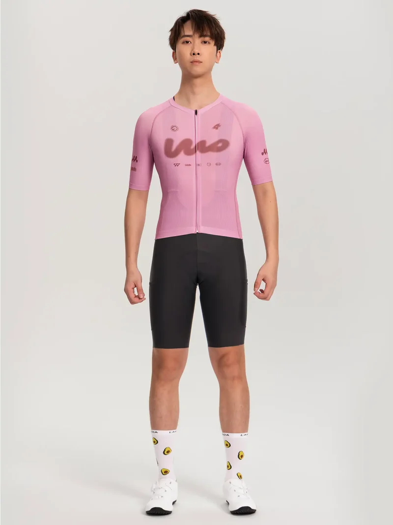 Wow Mens Cycling Jersey - Pink
