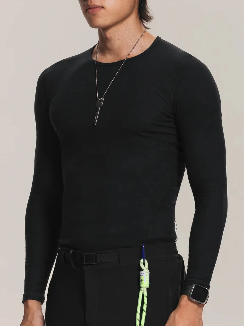 Men's Thermal Cycling Base Layer - Black