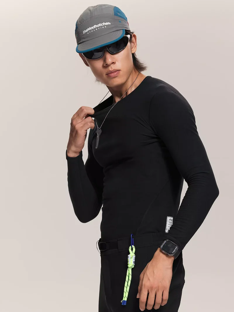 Men's Thermal Cycling Base Layer - Black