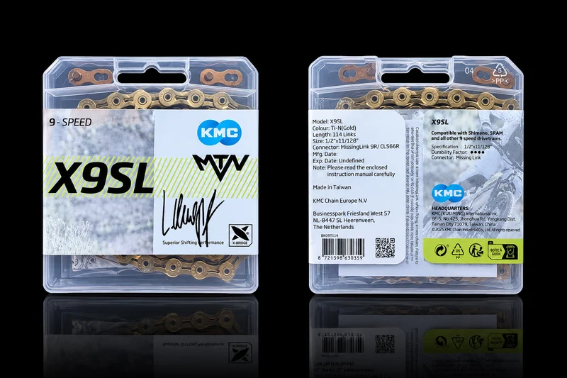 KMC X9SL Ti-N Gold Kette Lukas Knopf Special Edition (inkl. handsignierter Verpackung)