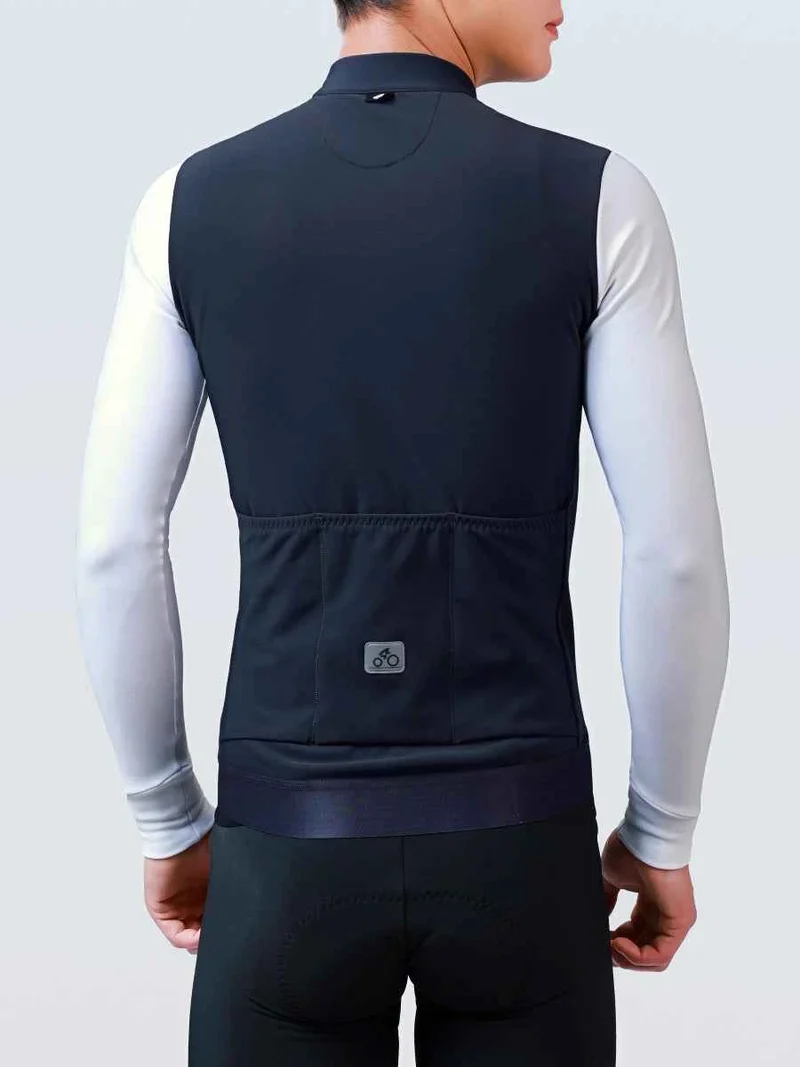 Vigour Men's Fleeced Thermal Jersey - Grayish Blue