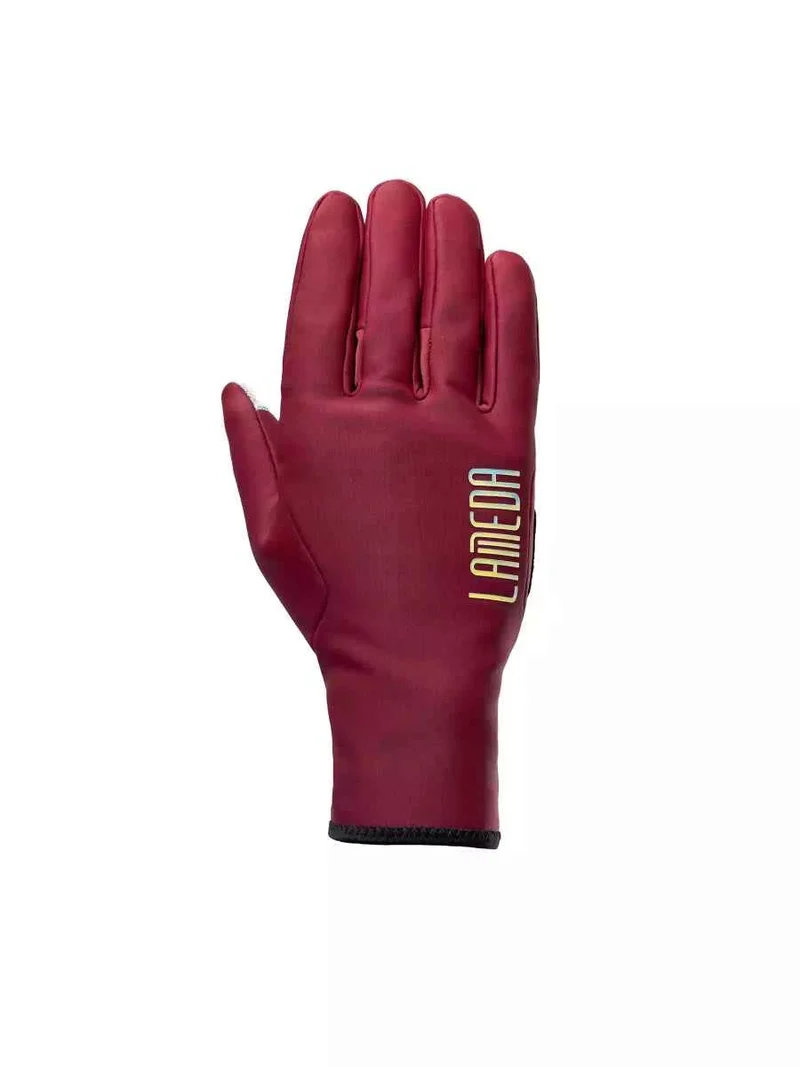 6097 Fleeced Bike Gloves - Red