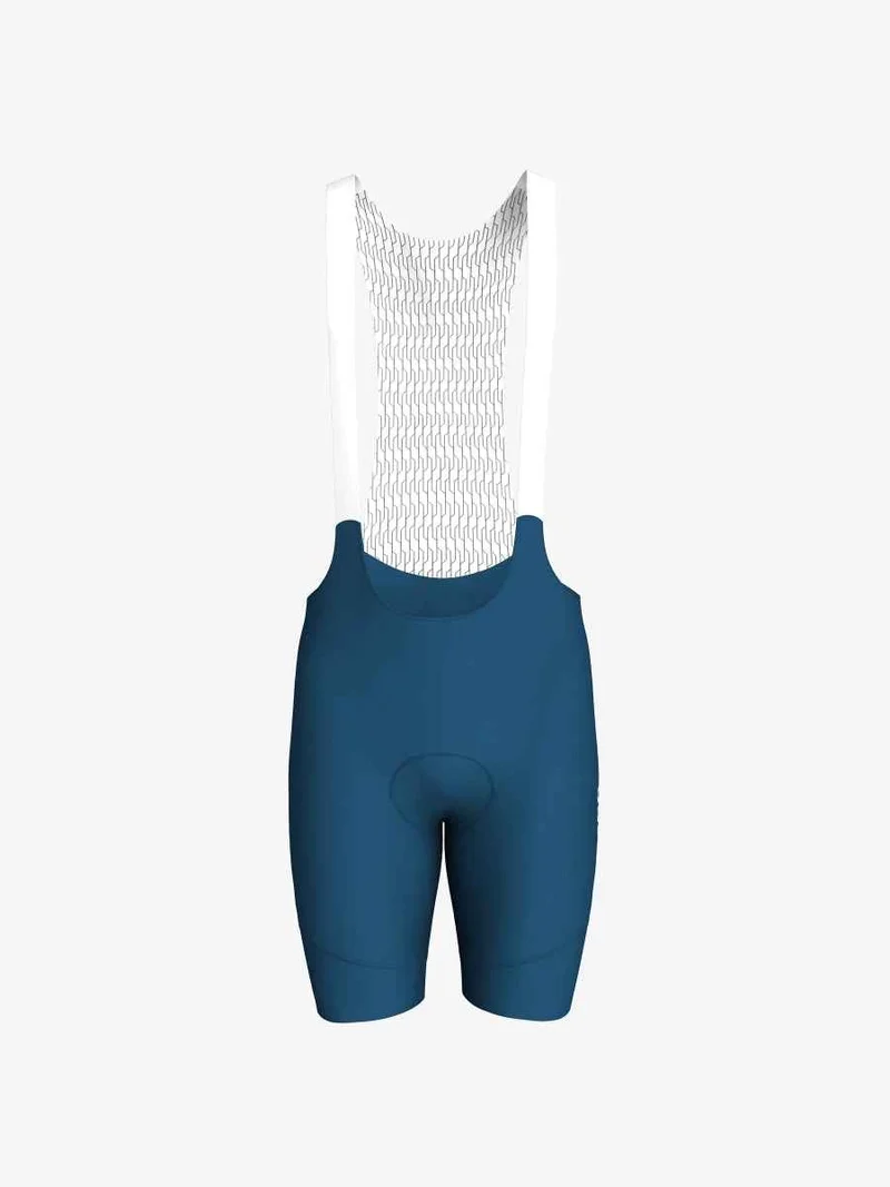 Dazzling Men's Bib Shorts - Blue
