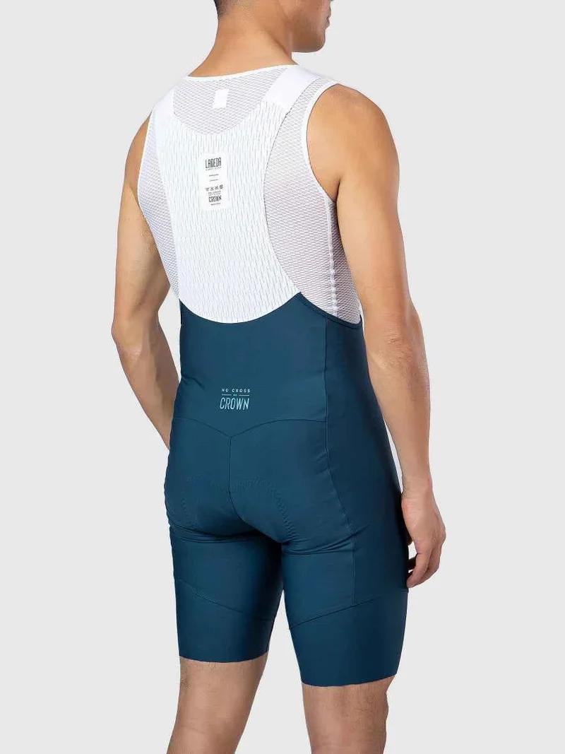 Dazzling Men's Bib Shorts - Blue